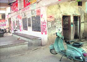 The Payal bus stand in a pitiable condition
