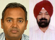 Rajinder Mittal (left) and S.S. Chahal