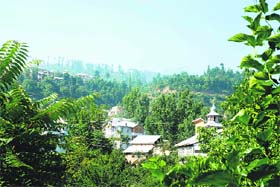 The scenic Bhaderwah valley