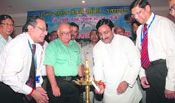 Chief Minister Ramesh Pokhriyal Nishank inaugurates the bankers meeting in Dehradun