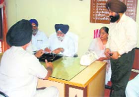 Randhir Singh Bhambri, who took over as the Amloh Market Committee chairman