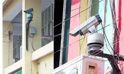 CCTV cameras installed at the office of the SSP, Mohali, are lying un-operational.