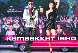 Akshay Kumar and Kareena Kapoor in Kambakkht Ishq