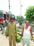 The gatemen of gate number A-12 on the Tarn Taran road in Amritsar.