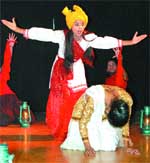 Mukhote te Haadse play being staged at Virsa Vihar as part of five day theatre festival in Amritsar.