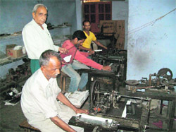 Workers at a factory in Roorkee. 