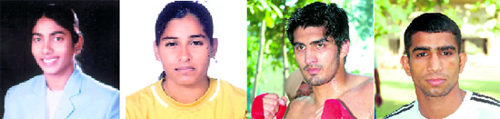 Surinder Kaur, Ritu, Vijender Singh, Jitender