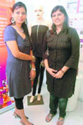 (Left) Amber Paridhi Sahai and Shalika Jain. 