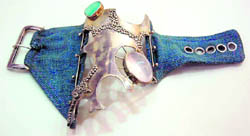 (Above) A ring and (Below) a bracelet by Shalika Jain
