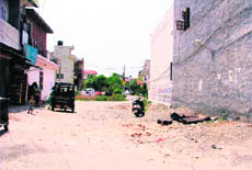 The vacant piece of land adjoining a revenue passage in D Block of the Model Town Extension scheme has become a controversial matter in Ludhiana.