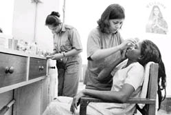 The beauty parlour at the womens cell also provides training to the inmates