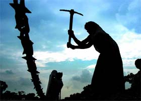 The battle for livelihood is on; hail, rain or shine