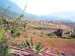 Garsain in Chamoli district that was billed as the capital town of Uttarakhand by statehood agitationists. 