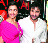 Deepika Padukone and Saif Ali Khan