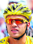 Yellow jersey of overall leader French cycling team ALMs Rinaldo Nocentini before the start of the twelfth stage of the 2009 Tour de France on Thursday. 