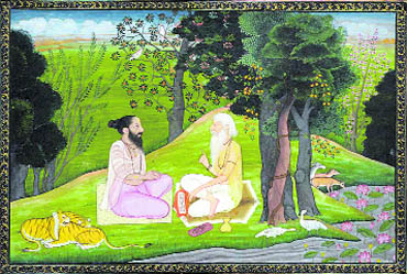 The ashrama of the sage Medhas
