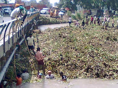 The problem was not that alarming in the Rajasthan canal that was designed to supply18,500 cusecs of water.