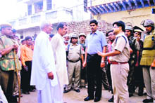 The Jhajjar Deputy Commissioner and the SSP assure security to the father and the uncle of Ravinder on Monday.