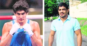 Vijender Singh, Sushil Kumar