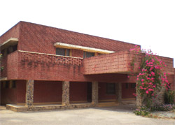 A view of the Canal Rest House, Nandgarh, located on the Bathinda-Badal road.