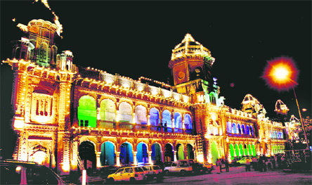 The 150-year-old Mubarak Mandi Palace complex in Jammu was the residence of Dogra rulers