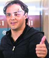 Ferraris Felipe Massa during his interaction with the press at Sao Paulo