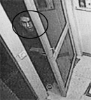 A grab of the thief caught on camera at an ATM in Ludhiana.
