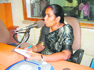 Under community radio projects, women are briefed on communication skills to enable them to produce programmes