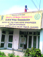 A Central government office housed in a residential area in Talab Tillo.