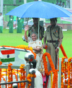 Chief Minister Sheila Dikshit greets ahead of the celebrations.