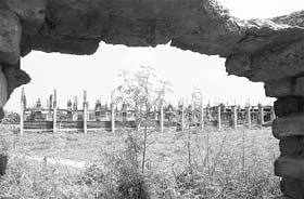 A view of the uncomplete building of Government Senior Secondary School for Boys at Ropar