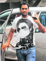 Indian captain MS Dhoni arrives to attend the national selection panel meeting in Chennai 