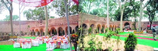 The Morni Fort which was reopened recently after renovation.