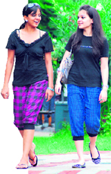 Kat pants are the latest fad in the city, but are already on their way out in the metros