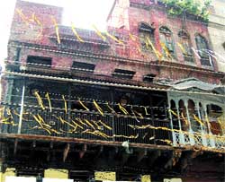 A view of the ancestral house of Madan Lal Dhingra in Amritsar.