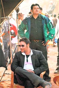 Rubby Singh with actor Ajay Devgan