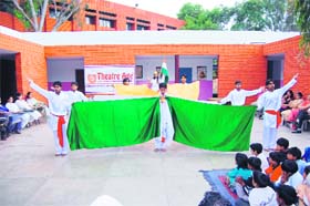 Theatre Age kids pick up a patriotic theme