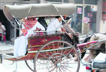 Tongas had a field day following a strike by auto drivers in Ludhiana on Tuesday. 