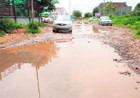 While the state government is increasing charges to register general documents, it has failed to provide proper roads in Mohali