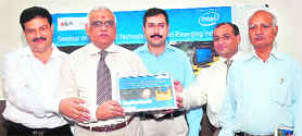 Prof DS Chauhan,VC, Uttarakhand Technical University at a seminar in Dehradun on Thursday. 