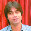 Bollywood playback singer Uvie during the interview in Jalandhar.