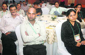 Delegates on the last day of eRevolution 2009 in Chandigarh on Friday. 