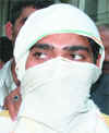 Ravana being produced by the Delhi police on Monday.
