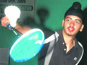 Rupinder Singh in action during a match in Chandigarh on Thursday.