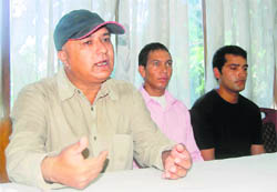 Sunil Kainthola, director of Mountian Shepherds Institute, addresses the media in Dehradun on Monday. 