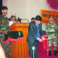 Lt-Gen V.K. Chaturvedi inaugurates a pension adalat at Yol.