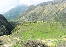 A half-deserted Kuti village in Beans valley in Pitthoragarh district