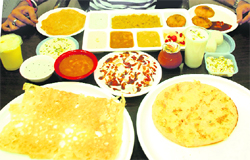 Samak rice dosa and uttampam are the new additions to the usual Navratra fare at Sindhis-17. 