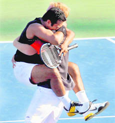 In the US Open mens doubles final, it was the 10th Grand Slam title for Paes