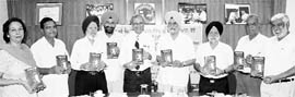 Book titled Swai Vikas De Gur being released at Punjab Agricultural University in Ludhiana.